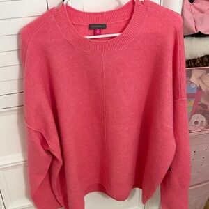 Vince Camuto Vibrant Coral Pink Sweater